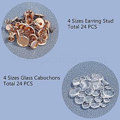 DIY Stud Earring Making Kits&nbsp;DIY-UN0001-46RG