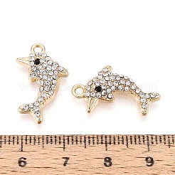 Rack Plating Alloy Rhinestone Pendants&nbsp;PALLOY-T091-23M-G