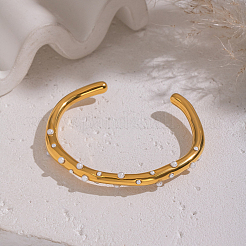 304 Stainless Steel Cuff Bangles for Women&nbsp;CB8538