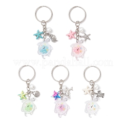 5Pcs Luminous Transparent Acrylic Keychains&nbsp;KEYC-JKC01358