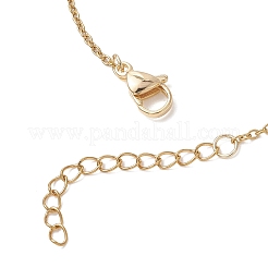 Shell Pearl White Round Graduated Beaded 304 Stainless Steel Cable Chain Bracelets for Women&nbsp;BJEW-JB12981
