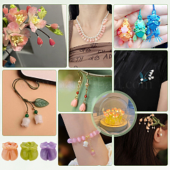 150Pcs 3 Colors Opaque Resin Imitation Shell Beads&nbsp;RESI-PH0002-78