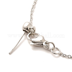 Brass Cable Chains Bracelets for Women&nbsp;BJEW-G735-09P