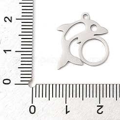 201 Stainless Steel Pendants&nbsp;STAS-Q341-18P