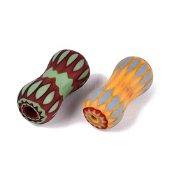 Handmade Millefiori Glass Bone Shape Beads&nbsp;LA-N002-38B