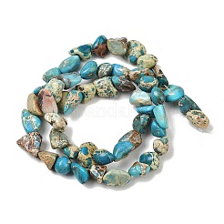 Dyed Natural Imperial Jasper Beads Strands&nbsp;G-A283-A01-01