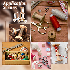 Wooden Empty Spools for Wire&nbsp;WOOD-WH0029-146A