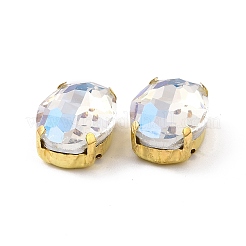 Oval Sew on Rhinestone&nbsp;DIY-E062-06G-B02