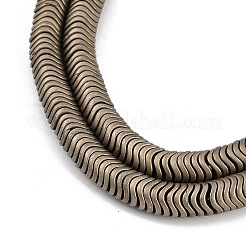 Electroplated Synthetic Non-magnetic Hematite Beads Strands&nbsp;G-H020-M01-A
