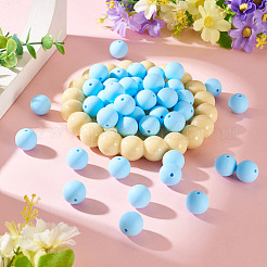50Pcs Food Grade Eco-Friendly Silicone Beads&nbsp;SIL-TADJ0001-03J