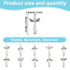 Alloy & Acrylic Pendands&nbsp;PALLOY-HY00030