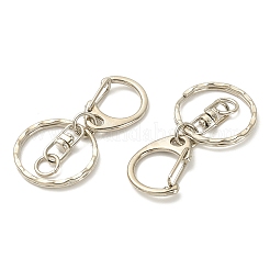 10Pcs Alloy Keychain Clasp Findings&nbsp;PALLOY-YW026-02