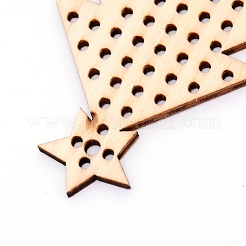 Laser Cut Wooden Christams Theme Big Pendants&nbsp;WOOD-WH0015-05