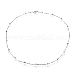Non-Tarnish 304 Stainless Steel Cable Chain Necklaces&nbsp;NJEW-M183-05P