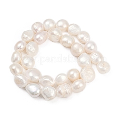 Natural Cultured Freshwater Pearl Beads Strands&nbsp;PEAR-P064-20O-01A