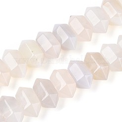 Natural White Agate Beads Strands&nbsp;G-T142-58