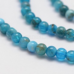 Natural Apatite Beads Strands&nbsp;X-G-D856-01-4mm