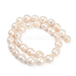 Natural Cultured Freshwater Pearl Beads Strands&nbsp;PEAR-P064-20O-02A