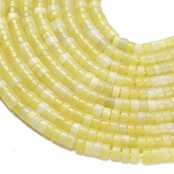 Natural Lemon Jade Beads Strands&nbsp;G-Z110-A19-2x4mm