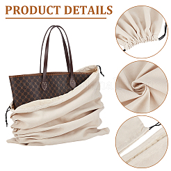 2Pcs 2 Colors Dustproof Faux Suede Packing Drawstring Bags&nbsp;TP-CL0001-01B