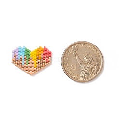 Rainbow Color Pride Flag Handmade Japanese Seed Beads&nbsp;SEED-CP00017