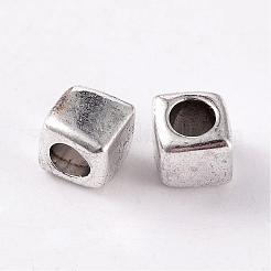 Cube Tibetan Silver Spacer Beads&nbsp;AB227-NF