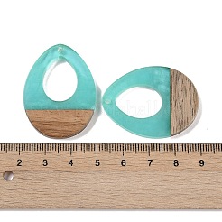 Resin & Wood Pendants&nbsp;WOOD-F015-17E