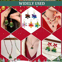 20Pcs 5 Styles Flower Acrylic Pendants&nbsp;PALLOY-PH01852