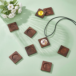 Wood Cabochon Settings&nbsp;WOOD-WH0124-162B
