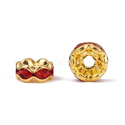 Brass Grade A Rhinestone Beads&nbsp;RSB028NF-08G