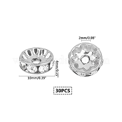316 Surgical Stainless Steel Crystal Rhinestone Spacer Beads&nbsp;STAS-UN0004-89P