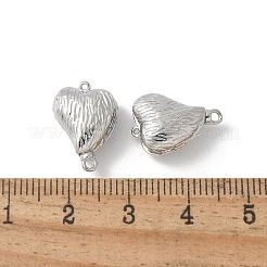 Brass Heart Box Clasps&nbsp;KK-U052-29P