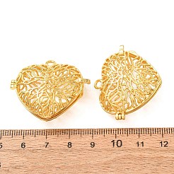 Brass Cage Pendants&nbsp;KK-CBA8ACD-02G-C