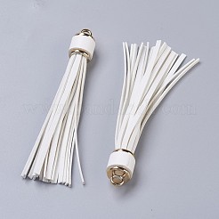 PU Leather Cord Tassel Big Pendants&nbsp;IFIN-F149-I13