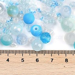 DIY Lampwork Beads & Glass Seed Beds Jewelry Making Findings Kits&nbsp;SEED-K010-01C
