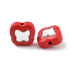 Spray Painted Alloy Bead&nbsp;PALLOY-H134-28