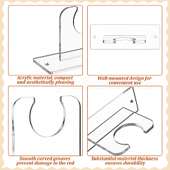 6 Bags Acrylic Softball Bat Display Stand&nbsp;AJEW-WA0004-12