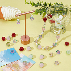 44Pcs 6 Styles Glass Beads&nbsp;LAMP-NB0002-21