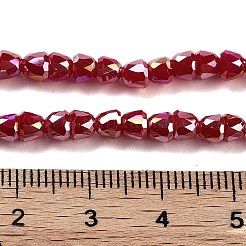 Electroplate Glass Beads Strands&nbsp;EGLA-D030-P4mm-B03