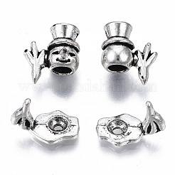 Tibetan Style Alloy Bead Frame&nbsp;X-PALLOY-Q441-082-RS