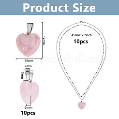 10Pcs 304 Stainless Steel Cable Chain Necklaces&nbsp;NJEW-DC0001-25