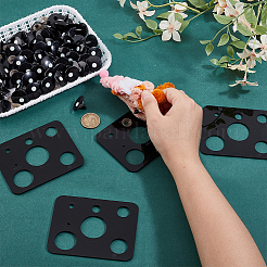 Acrylic Craft Doll Eyes Template&nbsp;DIY-WH0580-39D