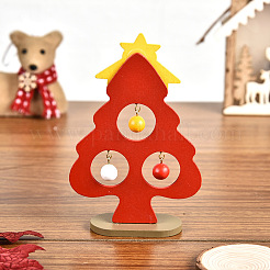 Christmas Tree Wooden Display Decorations&nbsp;WOCR-PW0002-59A