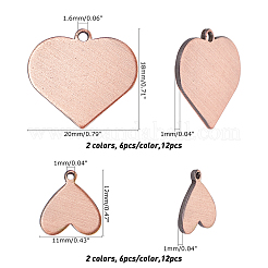24Pcs 4 Style Brass Charms&nbsp;KK-CA0001-30