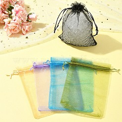 Organza Bags Jewellery Storage Pouches Wedding Favour Party Mesh Drawstring Gift&nbsp;OP-FS0001-04A