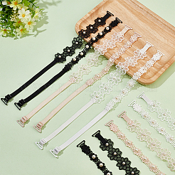 6 Pairs 6 Styles Adjustable Bra Straps&nbsp;DIY-BC0013-04