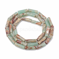 Chips Synthetic Aqua Terra Jasper Beads Strands&nbsp;X-G-S322-005B-1