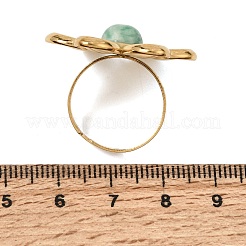 304 Stainless Steel Cuff Open Rings for Women&nbsp;GG-CBA7994-02G-12