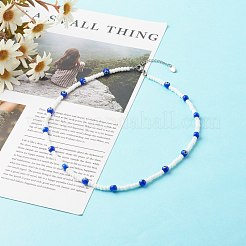 Glass Beaded Necklace&nbsp;NJEW-JN03575