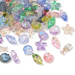 Ocean Theme Transparent Acrylic Beads&nbsp;OACR-D321-02